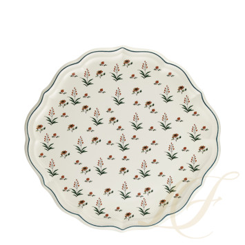 Блюдо для пирога круглое 32см коллекции Herbier Du Paradis бренда Gien