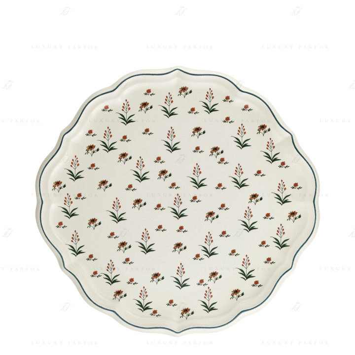 Блюдо для пирога круглое 32см коллекции Herbier Du Paradis бренда Gien