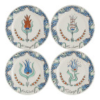 Тарелка закусочная 22см, 4шт.