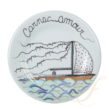 Тарелка закусочная 22см, 4шт. коллекции La Prestic Ouiston бренда Gien