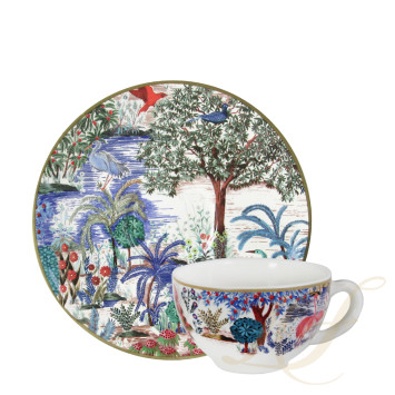 Чашка чайная с блюдцем 0,16л, 2шт. коллекции Le Jardin Du Palais бренда Gien