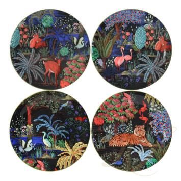 Тарелка закусочная 22см, 4шт. коллекции Le Jardin Du Palais бренда Gien