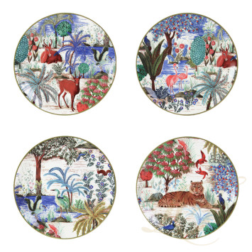 Тарелка десертная 16,5см, 4шт. коллекции Le Jardin Du Palais бренда Gien