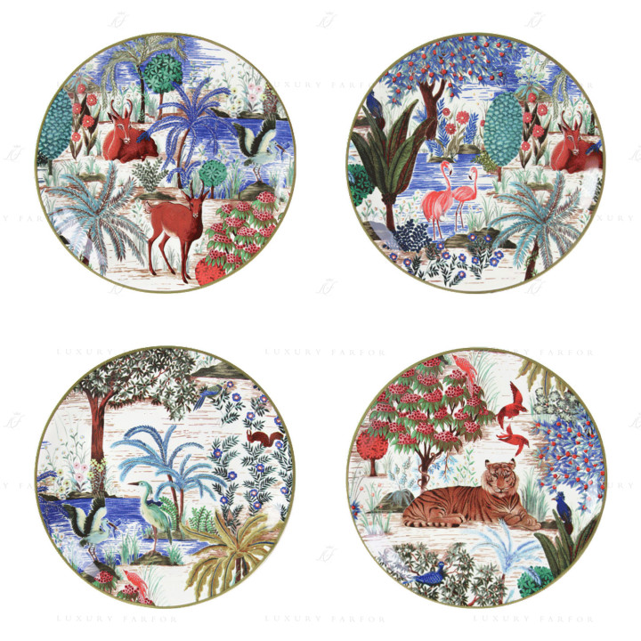 Тарелка десертная 16,5см, 4шт. коллекции Le Jardin Du Palais бренда Gien