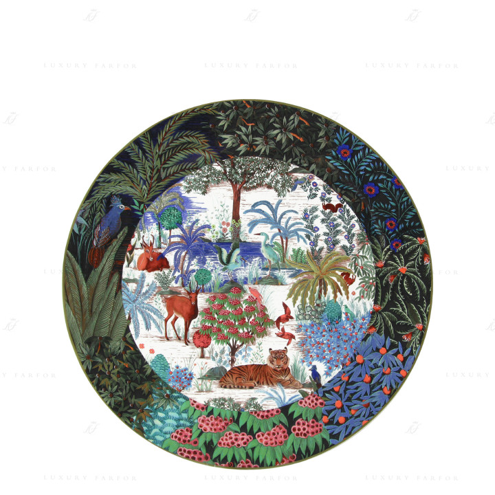 Блюдо для пирога круглое 30см коллекции Le Jardin Du Palais бренда Gien