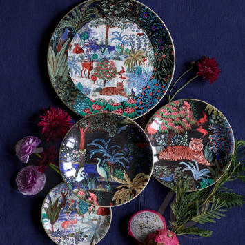 Блюдо для пирога круглое 30см коллекции Le Jardin Du Palais бренда Gien