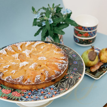 Блюдо для пирога круглое 31см коллекции Le Jardin Du Palais бренда Gien