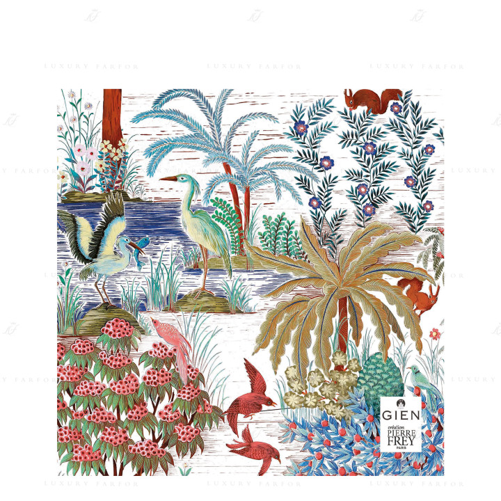 Салфетки 33х33см, 20шт., 12 упаковок коллекции Le Jardin Du Palais бренда Gien