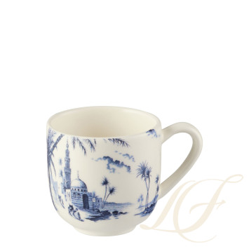 Чашка эспрессо с блюдцем 0,08л, 2шт. коллекции Les Depareillees Bleu бренда Gien