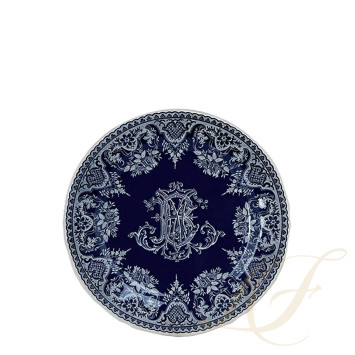 Тарелка закусочная 23,2см коллекции Les Depareillees Bleu бренда Gien