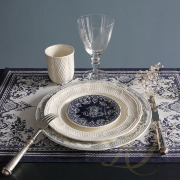 Тарелка закусочная 23,2см коллекции Les Depareillees Bleu бренда Gien