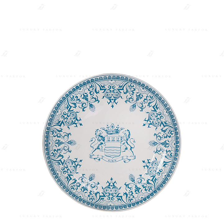 Тарелка закусочная 22см коллекции Les Depareillees Bleu бренда Gien