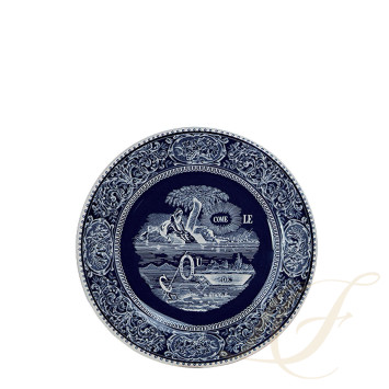 Тарелка закусочная 22см коллекции Les Depareillees Bleu бренда Gien