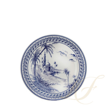 Тарелка закусочная 22см коллекции Les Depareillees Bleu бренда Gien