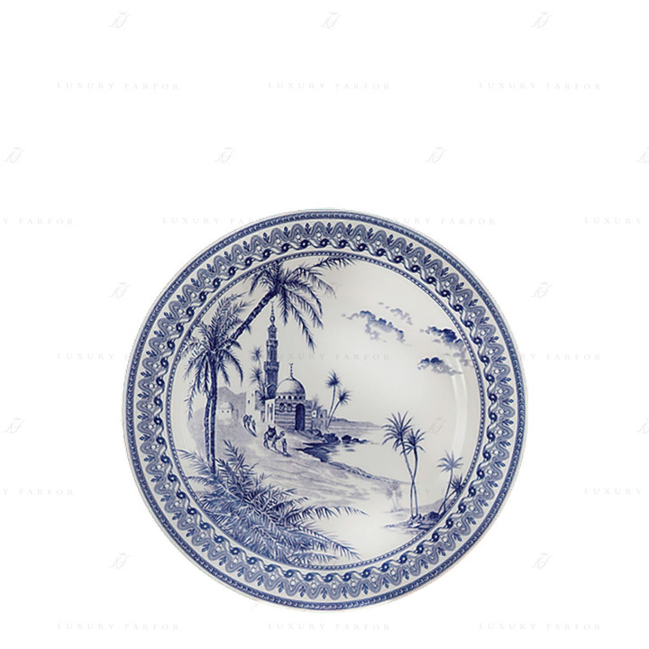 Тарелка закусочная 22см коллекции Les Depareillees Bleu бренда Gien