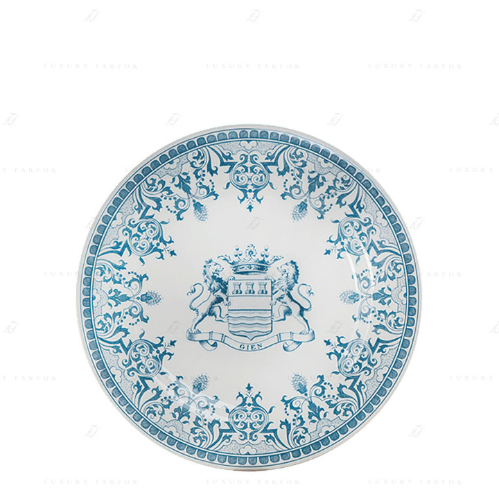 Тарелка главная 27,4см коллекции Les Depareillees Bleu бренда Gien