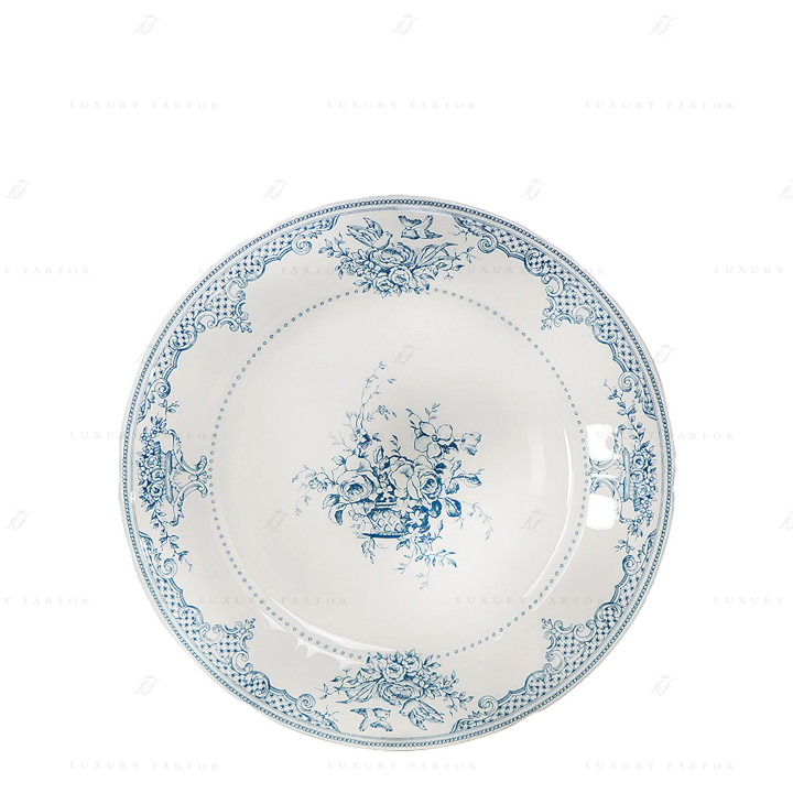 Тарелка главная 27,3см коллекции Les Depareillees Bleu бренда Gien