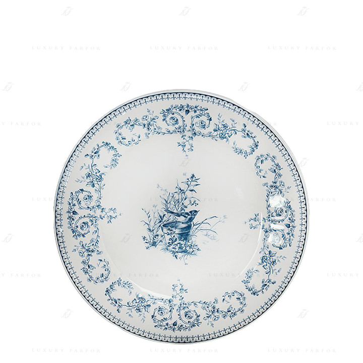 Тарелка главная 27,3см коллекции Les Depareillees Bleu бренда Gien