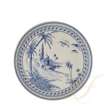 Блюдо для пирога круглое 30см коллекции Les Depareillees Bleu бренда Gien