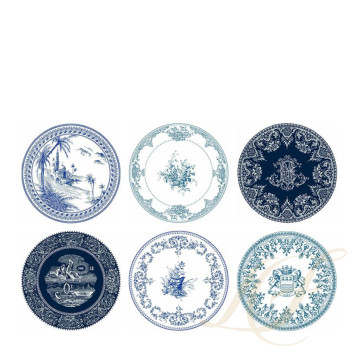 Конфетница 12,8см, 6шт. коллекции Les Depareillees Bleu бренда Gien