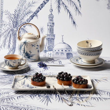 Блюдо для пирога 36х15,5см коллекции Les Depareillees Bleu бренда Gien