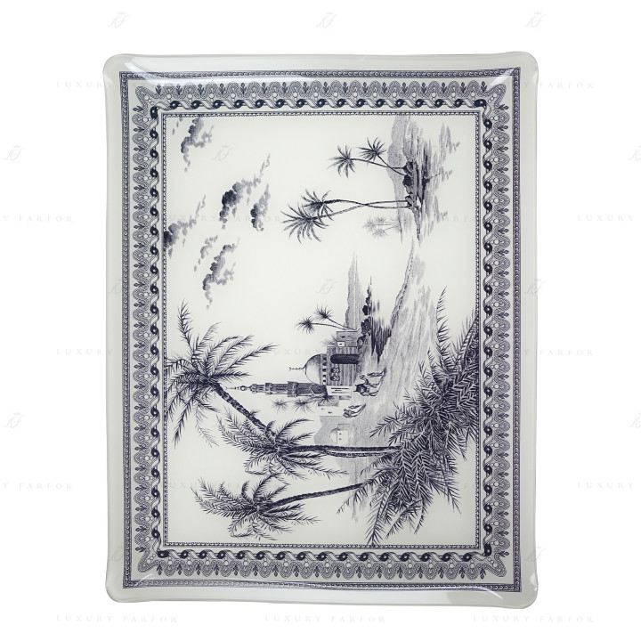 Поднос 48х37см коллекции Les Depareillees Bleu бренда Gien