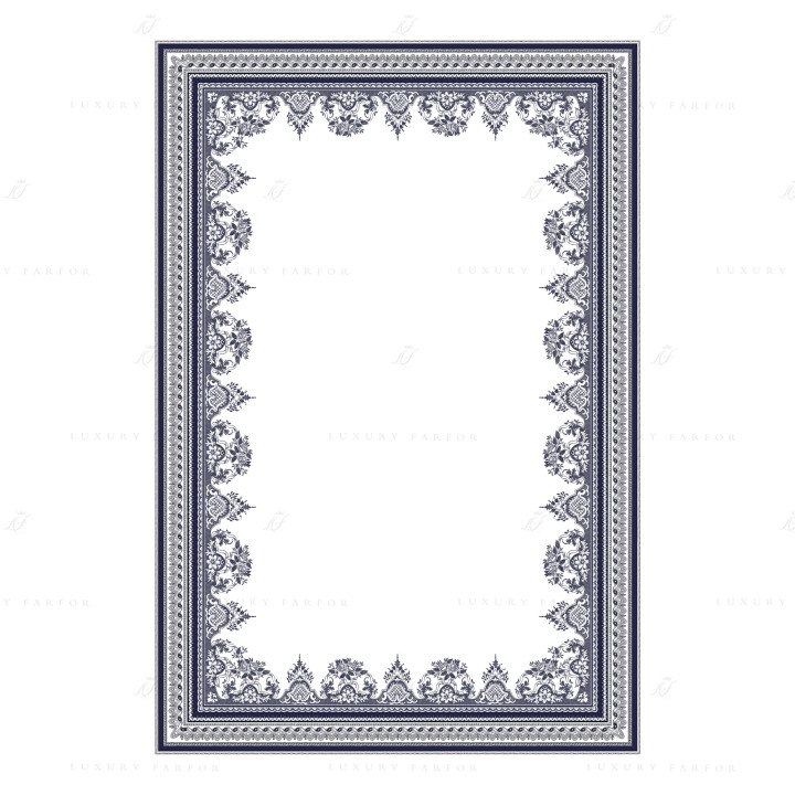 Скатерть 170х250см коллекции Les Depareillees Bleu бренда Gien