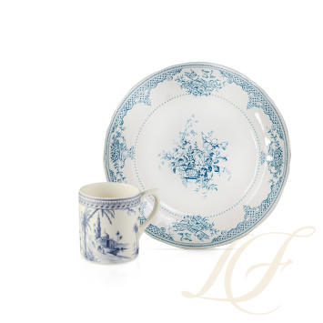 Коллекция Les Depareillees Bleu бренда Gien