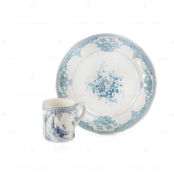 Коллекция Les Depareillees Bleu бренда Gien