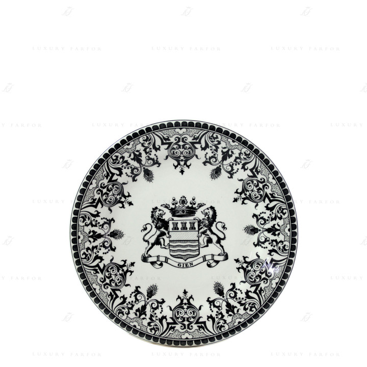 Тарелка закусочная 22см коллекции Les Depareillees Vert бренда Gien