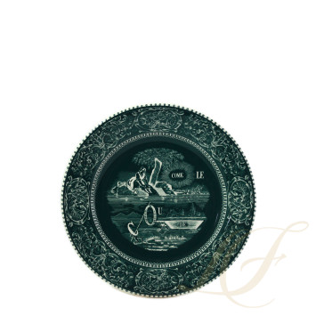 Тарелка закусочная 22см коллекции Les Depareillees Vert бренда Gien