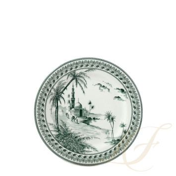 Тарелка закусочная 22см коллекции Les Depareillees Vert бренда Gien