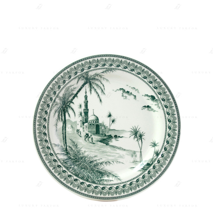 Тарелка главная 27,4см коллекции Les Depareillees Vert бренда Gien