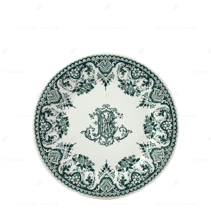 Тарелка главная 27,3см коллекции Les Depareillees Vert бренда Gien