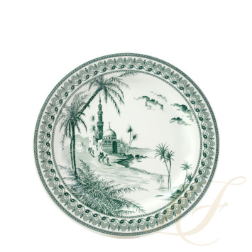 Блюдо для пирога круглое 30см коллекции Les Depareillees Vert бренда Gien