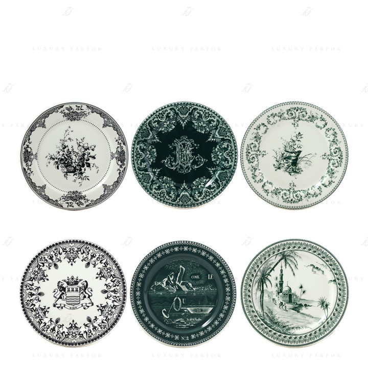 Конфетница 12,8см, 6шт. коллекции Les Depareillees Vert бренда Gien