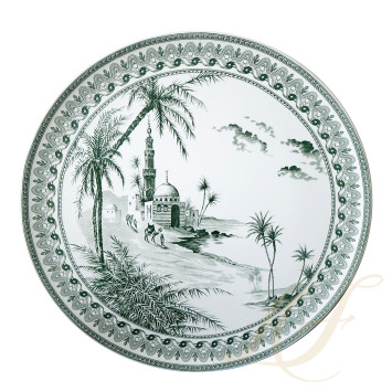 Тарелка настенная 61,5см коллекции Les Depareillees Vert бренда Gien