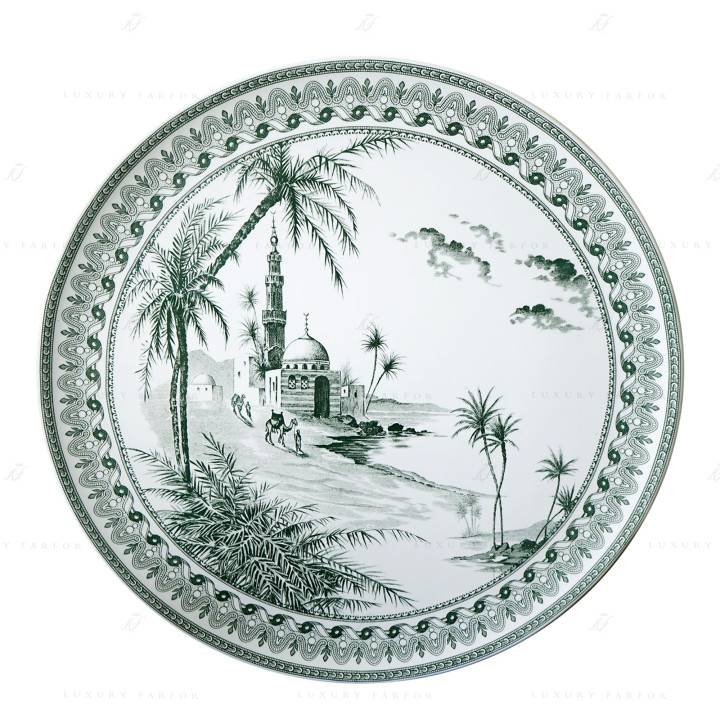 Тарелка настенная 61,5см коллекции Les Depareillees Vert бренда Gien