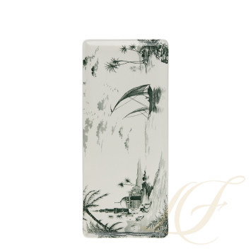 Блюдо для пирога 36х15,5см коллекции Les Depareillees Vert бренда Gien