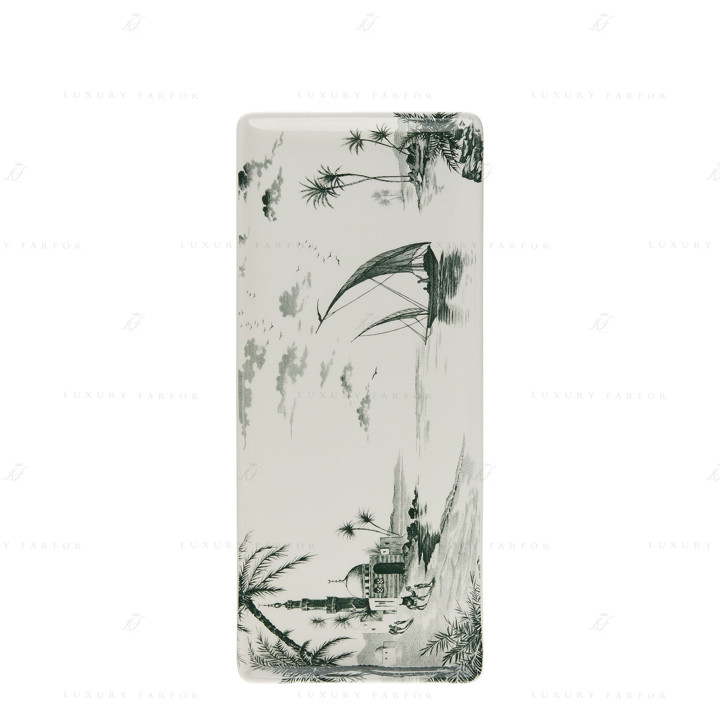 Блюдо для пирога 36х15,5см коллекции Les Depareillees Vert бренда Gien