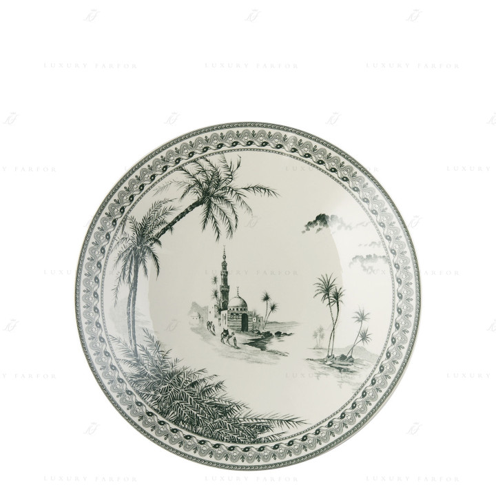 Тарелка для спагетти 27,4см коллекции Les Depareillees Vert бренда Gien