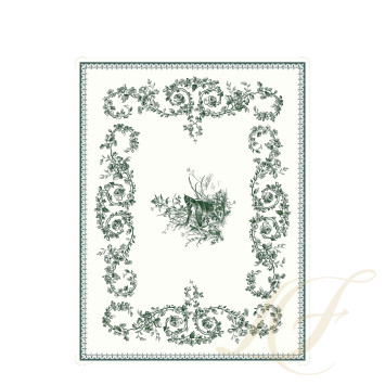 Поднос 37х28,3см коллекции Les Depareillees Vert бренда Gien