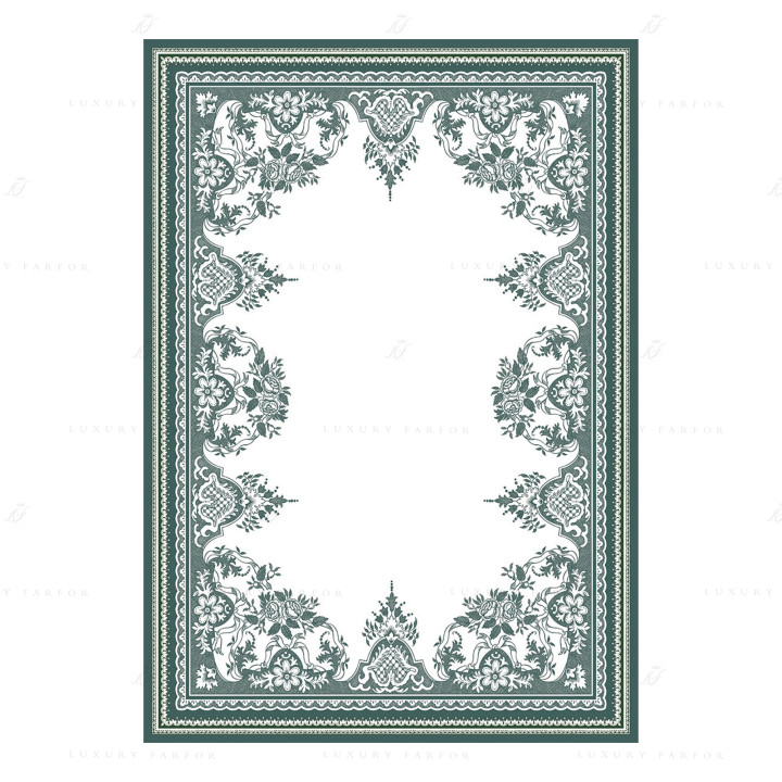 Бегунок для стола 36х51см, 2шт. коллекции Les Depareillees Vert бренда Gien