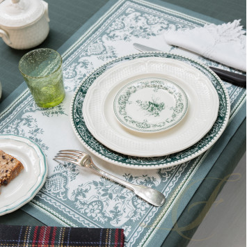 Бегунок для стола 36х51см, 2шт. коллекции Les Depareillees Vert бренда Gien