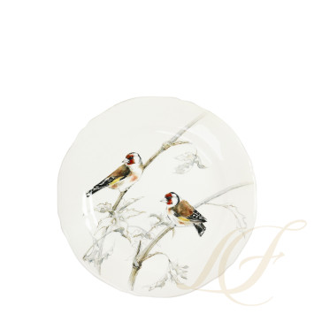 Тарелка закусочная 23,2см коллекции Les Oiseaux De La Foret бренда Gien