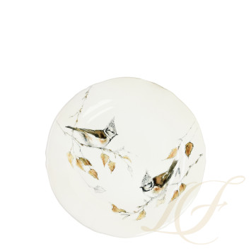 Тарелка закусочная 23,2см коллекции Les Oiseaux De La Foret бренда Gien