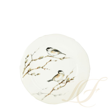 Тарелка закусочная 23,2см коллекции Les Oiseaux De La Foret бренда Gien