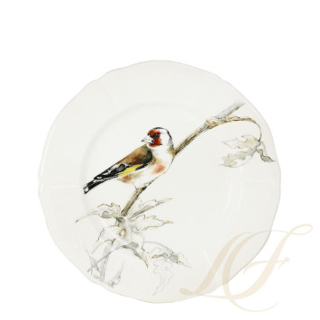 Тарелка десертная 16,3см, 4шт. коллекции Les Oiseaux De La Foret бренда Gien