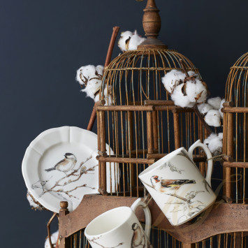 Тарелка десертная 16,3см, 4шт. коллекции Les Oiseaux De La Foret бренда Gien