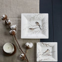 Чаша квадратная 22см коллекции Les Oiseaux De La Foret бренда Gien